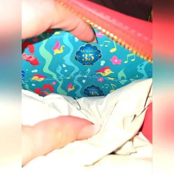 Loungefly Disney Lil Mermaid 35th Anniversary Ariel Cosplay - Picture 6 of 6